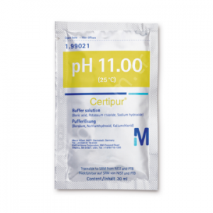 MERCK 199021 (boric acid, sodium hydroxide, potassium chloride) tracable to SRM from NIST and PTB pH 11.00 (25 ° C) Certipur® 30 x 30 mL